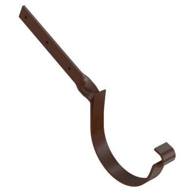 BRYZA STAL Hak skręcony do rynien 150 mm - BRĄZ